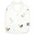 Bavoir à nouer en coton gallina Écru – motif poules champêtre 1 - vertbaudet enfant 