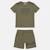 Ensemble  garcon -  t-shirt manches courtes et short Bleu+Gris+Kaki+Marine 10 - vertbaudet enfant 