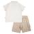Ensemble polo et short bébé garçon imprimé Beige+Bleu+Gris+Kaki 2 - vertbaudet enfant 