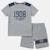 Ensemble  garcon -  t-shirt manches courtes et short Bleu+Gris+Kaki+Marine 7 - vertbaudet enfant 