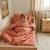 Couette et oreiller - prêt à dormir jeanne Beige+Blanc+Bleu+Camel+Écru+Gris clair+Rose+Terracotta+Vert de gris 32 - vertbaudet enfant 