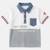 Polo garçon manches courtes Blanc+Marine+Noir+Rouge 3 - vertbaudet enfant 