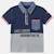 Polo garçon manches courtes Blanc+Marine+Noir+Rouge 6 - vertbaudet enfant 