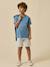 T-shirt sunshine garçon - coton biologique Bleu 5 - vertbaudet enfant 