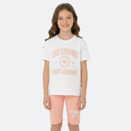 Fille-Ensemble fille t-shirt manches courtes et bermuda