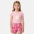 Ensemble fille t-shirt manches courtes et short Fushia+Rose 4 - vertbaudet enfant 