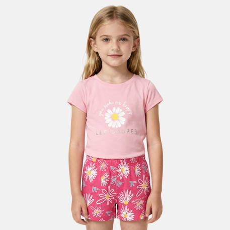 Fille-Ensemble fille t-shirt manches courtes et short