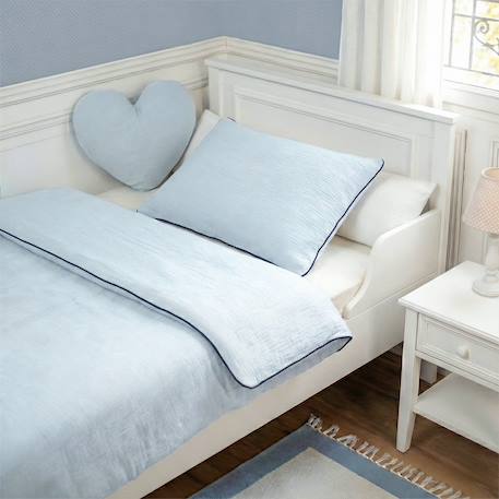 Couette et oreiller - prêt à dormir jeanne Beige+Blanc+Bleu+Camel+Écru+Gris clair+Rose+Terracotta+Vert de gris 10 - vertbaudet enfant 