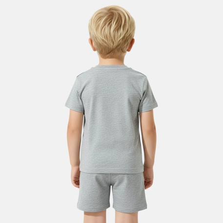 Ensemble  garcon -  t-shirt manches courtes et short Bleu+Gris+Kaki+Marine 6 - vertbaudet enfant 