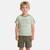 Ensemble t-shirt manches courtes et short garçon Beige+Bleu+Gris+Vert 10 - vertbaudet enfant 