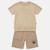 Ensemble t-shirt manches courtes et short garçon Beige+Bleu+Gris+Vert 3 - vertbaudet enfant 