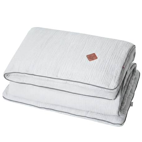 Couette et oreiller - prêt à dormir jeanne Beige+Blanc+Bleu+Camel+Écru+Gris clair+Rose+Terracotta+Vert de gris 24 - vertbaudet enfant 