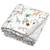 Grand plaid couverture réversible en minky safari Safari, vert, gris, blanc 2 - vertbaudet enfant 
