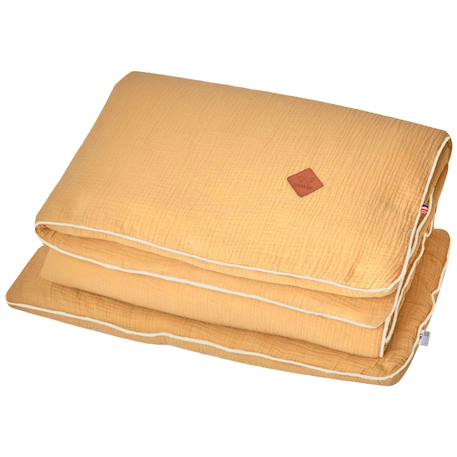 Couette et oreiller - prêt à dormir jeanne Beige+Blanc+Bleu+Camel+Écru+Gris clair+Rose+Terracotta+Vert de gris 15 - vertbaudet enfant 