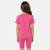 Ensemble fille t-shirt manches courtes et bermuda Gris+Rosatre+Rose+Vert 8 - vertbaudet enfant 