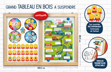 Mini Ardoise Magique Éducative Alphabet - Lisciani Giochi - Petit Ange