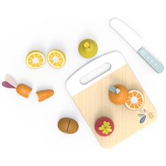Jouet-Jeux d'imitation-Cuisines et dinette-Planche fruits et légumes à découper