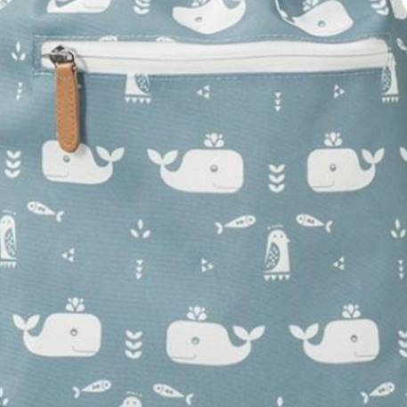 Sac à ficelles baleine bleue Bleu 2 - vertbaudet enfant 