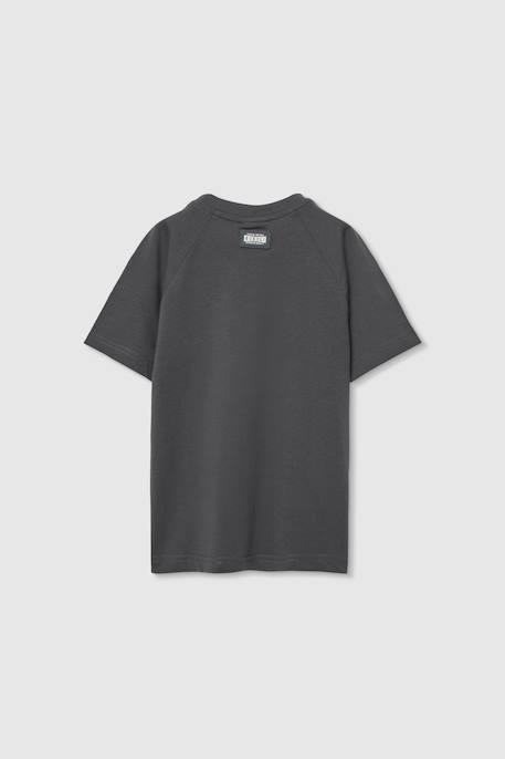T-shirt enfant en coton Gris 2 - vertbaudet enfant 