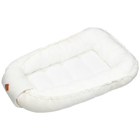 Cocon bébé matelassé nid réducteur de lit Écru+Safari, vert, gris, blanc+Sidonia, beige, écru, blanc+Stella, imprimé étoiles blanc, gris 2 - vertbaudet enfant 
