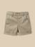 Short chino bébé Beige clair+Marron glace 5 - vertbaudet enfant 