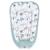 Cocon bébé matelassé nid réducteur de lit Écru+Safari, vert, gris, blanc+Sidonia, beige, écru, blanc+Stella, imprimé étoiles blanc, gris 8 - vertbaudet enfant 