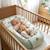 Cocon bébé matelassé nid réducteur de lit Écru+Safari, vert, gris, blanc+Sidonia, beige, écru, blanc+Stella, imprimé étoiles blanc, gris 7 - vertbaudet enfant 