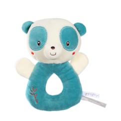 Jouet-Hochet bebe bamboo - panda - 14 cm s/carte