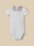 Body col en tissu liberty - coton biologique Blanc doux 1 - vertbaudet enfant 