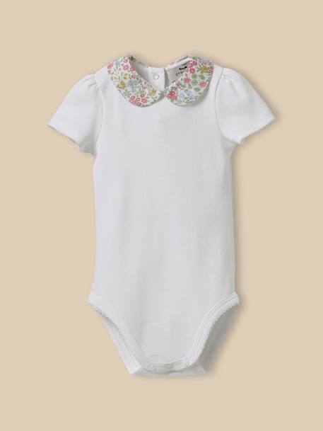 Bébé-Body col en tissu liberty - coton biologique