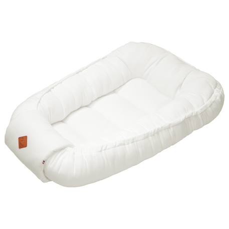 Cocon nid réducteur de lit en coton nid d'abeille Beige+Bleu+Écru+Rose 14 - vertbaudet enfant 