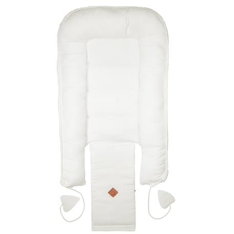Cocon nid réducteur de lit en coton nid d'abeille Beige+Bleu+Écru+Rose 18 - vertbaudet enfant 