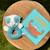 Hochet bebe bamboo - panda - 14 cm s/carte Bleu 4 - vertbaudet enfant 