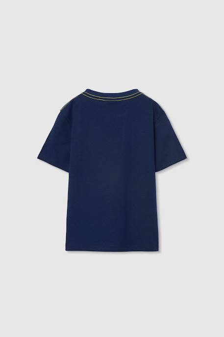 T-shirt garçon coton   lion Bleu 2 - vertbaudet enfant 