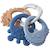 Anneau de dentition trio blush Bleu, marron 1 - vertbaudet enfant 