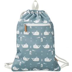 Sac à ficelles baleine bleue  - vertbaudet enfant