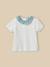 T-shirt col en tissu liberty bébé - coton biologique Liberty harriet+Liberty nazanin 1 - vertbaudet enfant 