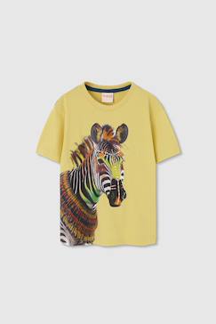Garçon-T-shirt, polo, sous-pull-T-shirt-T-shirt enfant coton zèbre