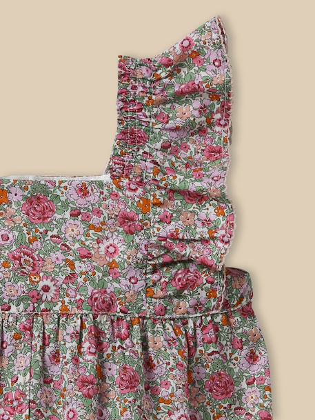 Combi-bloomer en tissu liberty bébé Liberty amelie+Liberty nazanin 2 - vertbaudet enfant 