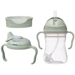 Puériculture-Tasse d'apprentissage évolutive sage (3 pièces)
