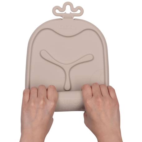 Tapis de repas roll and go latte Beige 4 - vertbaudet enfant 