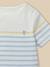 Marinière bébé - coton biologique Rayure amande+Rayure ciel 5 - vertbaudet enfant 
