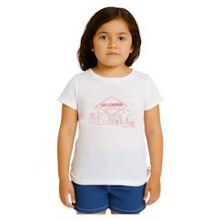 T-shirt manches courtes fille imprimé  - vertbaudet enfant