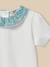 T-shirt col en tissu liberty bébé - coton biologique Liberty harriet+Liberty nazanin 2 - vertbaudet enfant 