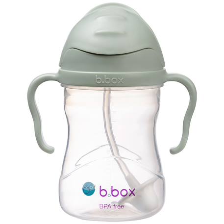 Tasse à paille lestée Beige+Bleu+Gris, jaune+Rose+Vert d'eau 26 - vertbaudet enfant 