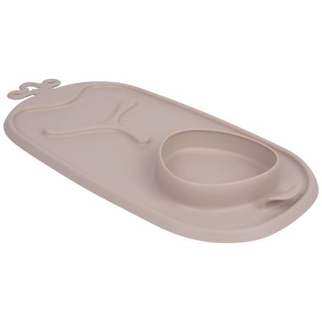 Tapis de repas roll and go latte Beige 2 - vertbaudet enfant 