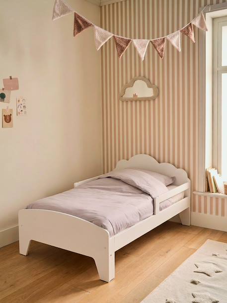 Lit enfant évolutif NUAGE blanc 3 - vertbaudet enfant 