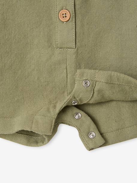 Ensemble body salopette bébé garçon kaki 8 - vertbaudet enfant 