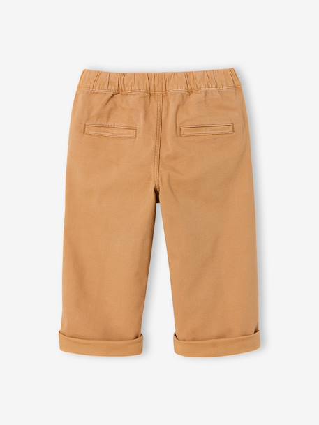 Pantacourt garçon marine+noix de pécan 10 - vertbaudet enfant 