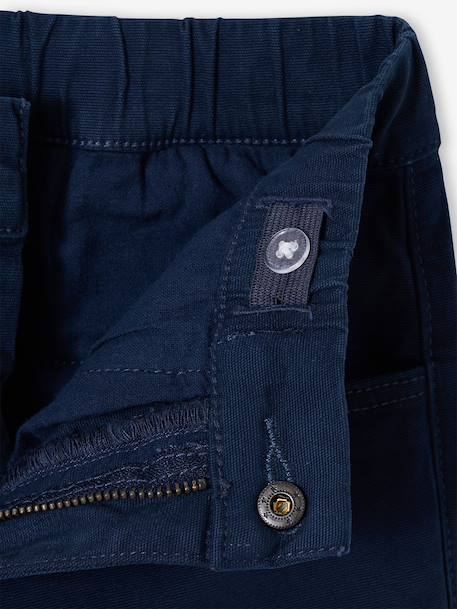 Pantacourt garçon marine+noix de pécan 6 - vertbaudet enfant 
